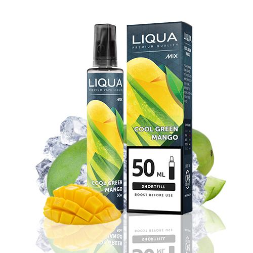 liqua cool green mango m amp g ml shortfill
