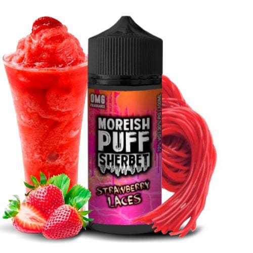 moreish puff sherbet strawberry lace ml shortfill