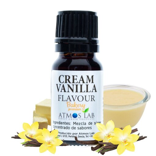 Aroma Cream Vanilla (Bakery Premium) 10ml - Atmos Lab - vapori