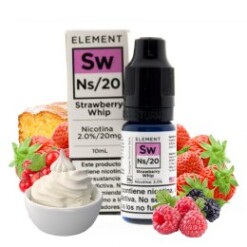 strawberry whip element e liquid