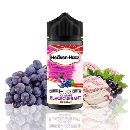 heaven haze icy grape blackcurrant ml shortfill