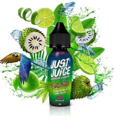 just juice exotic fruits guanabana lime ice ml