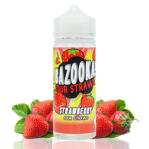 bazooka sour straws strawberry ml