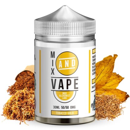 tobacco gold ml mix and vape by mad alchemist