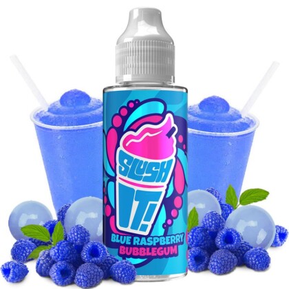 Blue Raspberry Bubblegum 100ml - Slush It