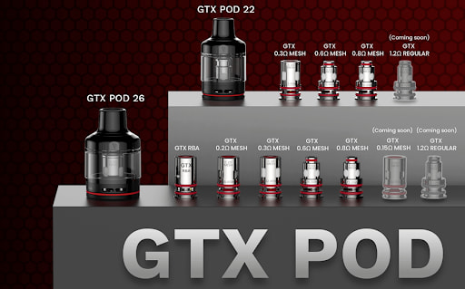 Vaporesso GTX GO 40 y 80 cápsula y resistencias