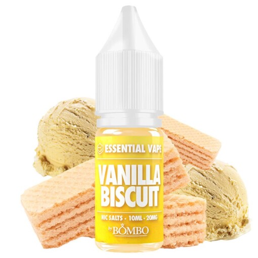 Vanilla Biscuit Nic Salts - Essential Vape