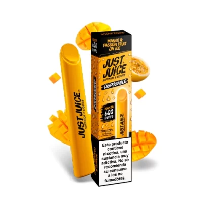 Just Juice Vaper Desechable Mago & Passion Fruit On Ice