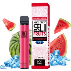Pod Vaper Desechable Watermelon Ice 600puffs Bali Fruits by Kings Crest