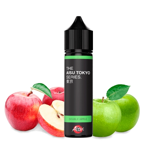 líquido de vaper sabor frutal; zap juice aisu tokio series double apple