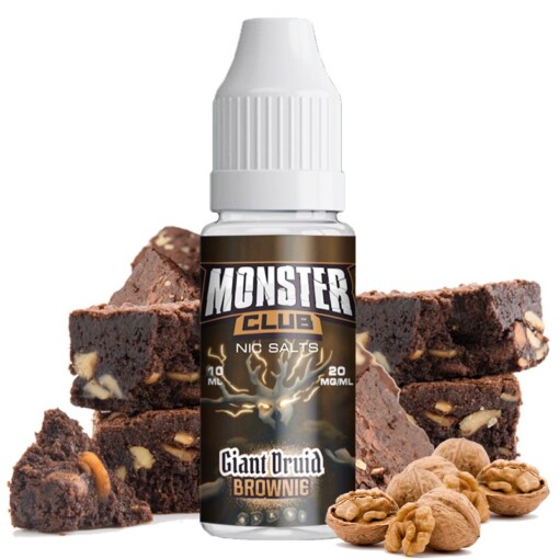 Giant Druid Brownie Monster Club Nic Salts