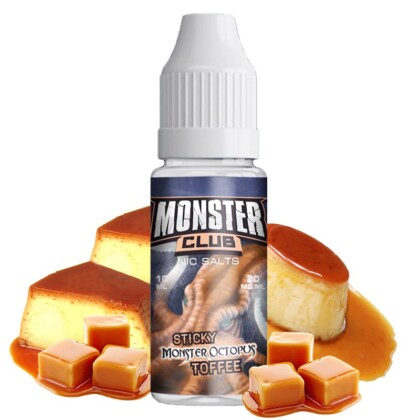 Sticky Monster Octopus Toffee Monster Club Nic Salts