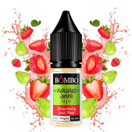 Strawberry and Pear Wailani Juice Nic Salts by Bombo