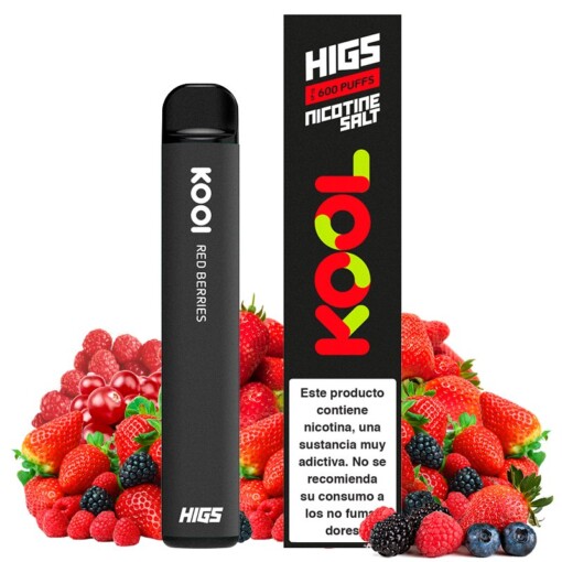Pod Vaper Desechable Red Berries HIGS Kool