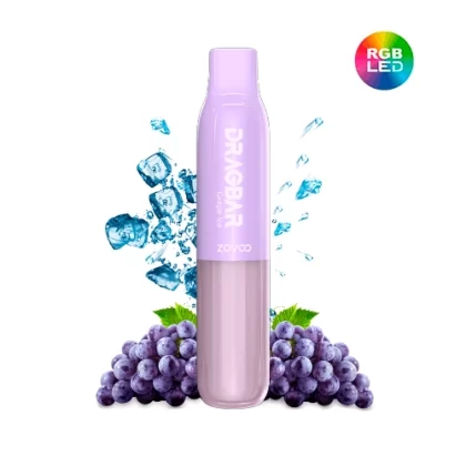 Voopoo Vaper Desechable Zovoo Dragbar 600 S Grape Ice