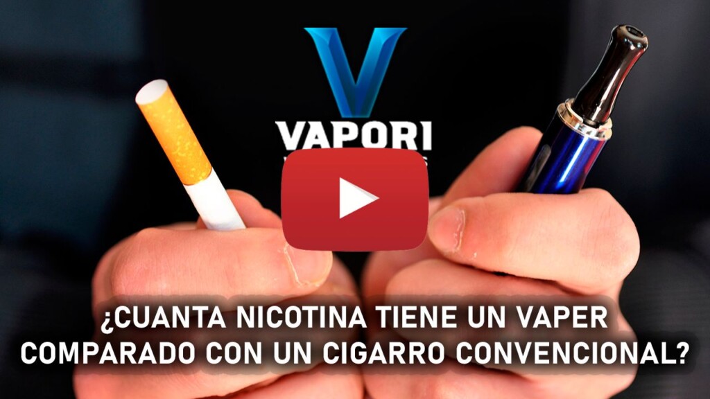 Cuánta nicotina tiene un vaper comparado con un cigarrillo tradicional