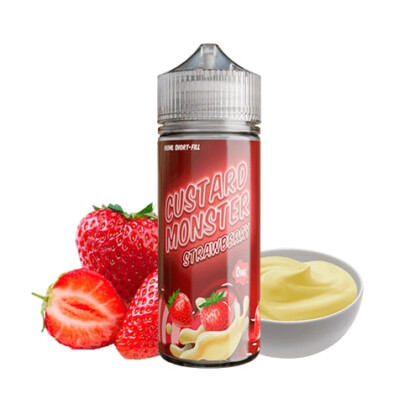líquidos de vape Custard Monster - Strawberry - 100ml