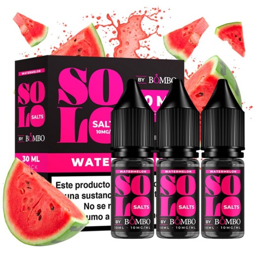 sales nicotina Solo Salts by Bombo - Watermelon 3x10ml - vapori