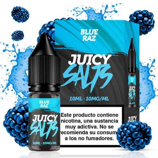 sales de vapeo Juicy Salts - Blue Raz - 10ml - vapori