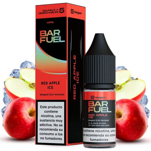 sales de vapeo Bar Fuel by Hangsen - Red Apple Ice - 10ml - vapori