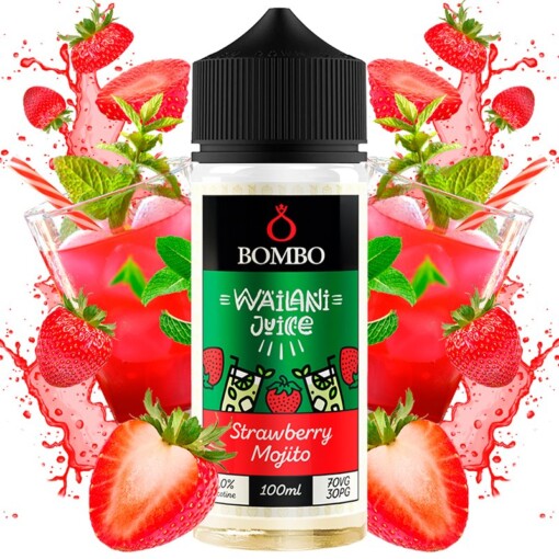 líquidos de vaper Wailani Juice by Bombo - Strawberry Mojito - 100ml - vapori