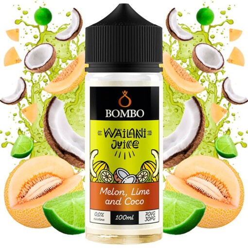 líquidos vaper Wailani Juice by Bombo - Melon Lime & Coco 100ml vapori