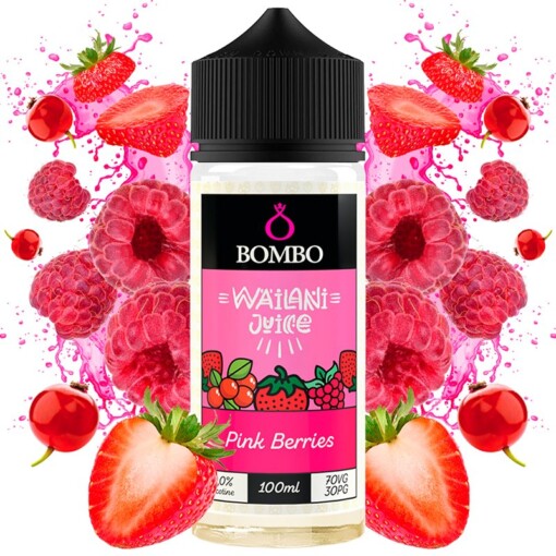 líquidos vaper Wailani Juice by Bombo - Pink Berries - 100ml - vapori