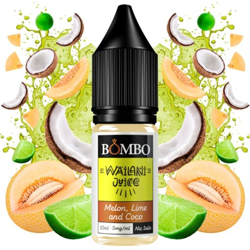 sales de vapeo Wailani Juice Nic Salts by Bombo - Melon Lime & Coco - 10ml - vapori
