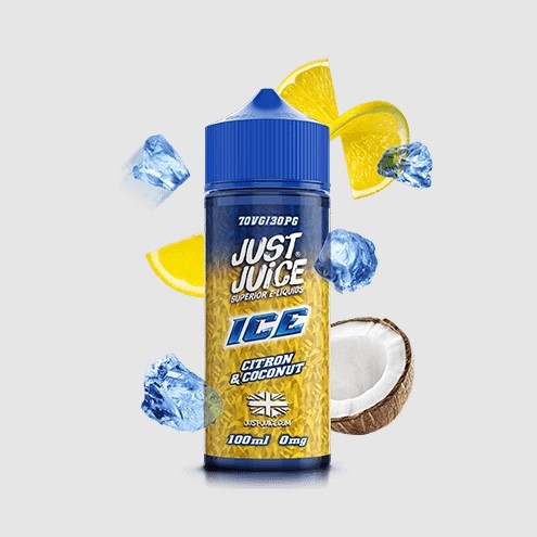 líquidos de vaper Just Juice - Citron Coconut Ice - 100ml - vapori