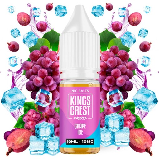 sales vapeo Kings Crest Salts - Grape Ice - 10ml - vapori