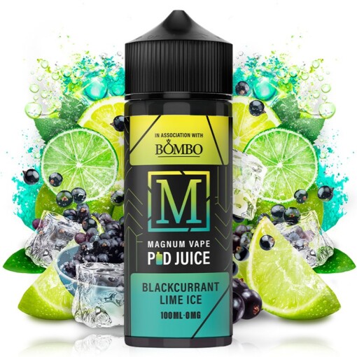 líquidos vaper Magnum Vape Pod Juice - Blackurrant Lime Ice - 100ml - vapori