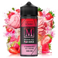 líquidos vaper Magnum Vape Pod Juice - Strawberry Ice Cream - 100ml - vapori