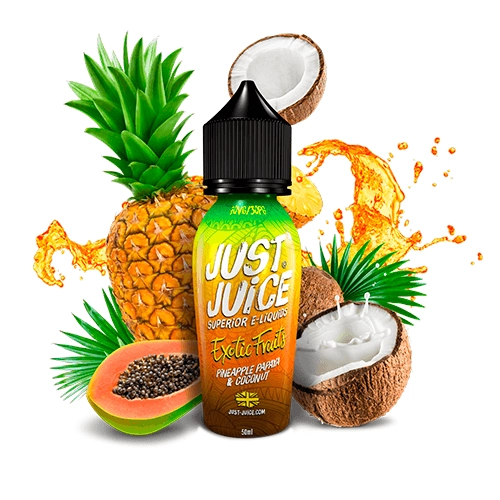Liquido vaper just juice exotic fruits - papaya pineapple coconut - 50ml