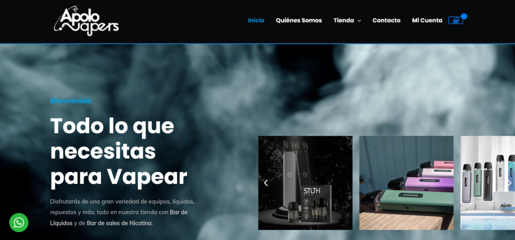 Apolo Vapers Homepage