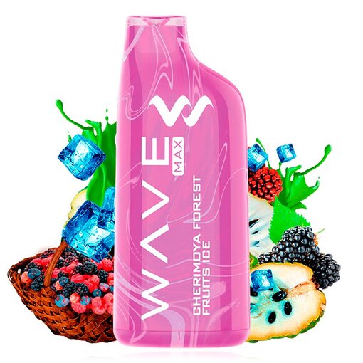 Bud Vape Wave Max - Pod Vaper desechable Cherimoya Fores Fruits Ice - 8000puffs - vapori