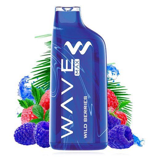 Bud Vape Wave Max - Pod desechable Wild Berries - 8000puffs - vapori