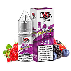 sales de nicotina IVG Favourite Bar Salts - Mixed Berries - 10ml - vapori