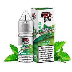 sales de vapeo IVG Favourite Bar Salts - Fresh Mint - 10ml - vapori