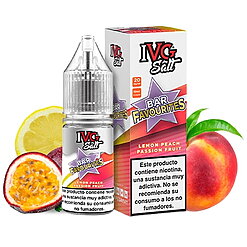 sales vapeo IVG Favourite Bar Salts - Lemon Peach Passionfruit - 10ml - vapori