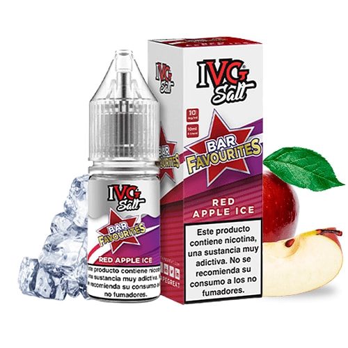 sales vapeo IVG Favourite Bar Salts - Red Apple Ice - 10ml - vapori