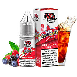 sales vapeo IVG Favourite Bar Salts - Red Rush Ice - 10ml - vapori