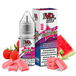 sales vapeo IVG Favourite Bar Salts - Strawberry Watermelon Bubblegum - 10ml - vapori