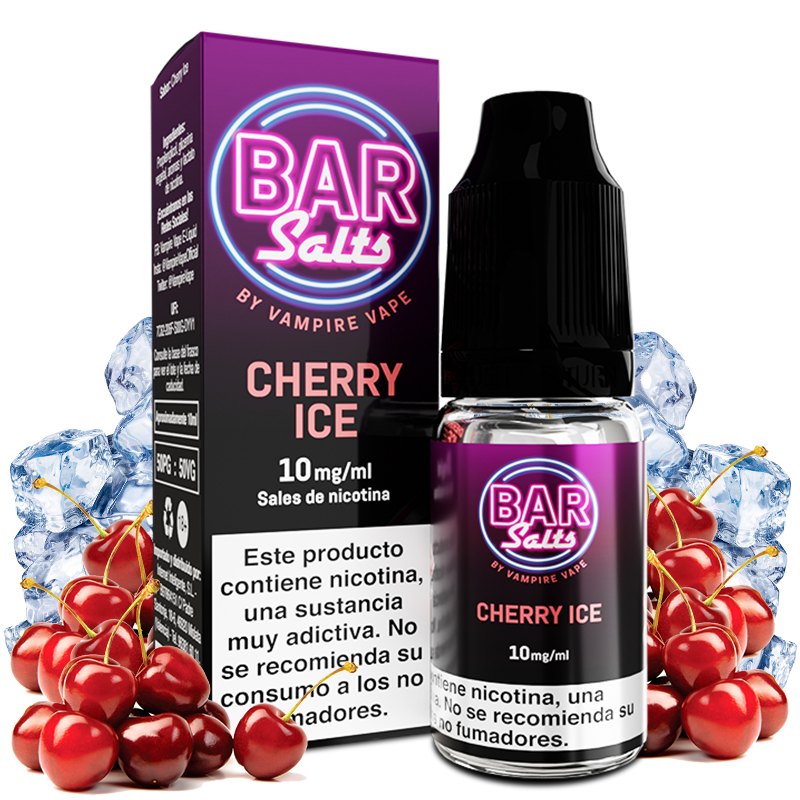 Bar Salts by Vampire Vape - Cherry Ice - 10ml al Mejor Precio en Vapori!