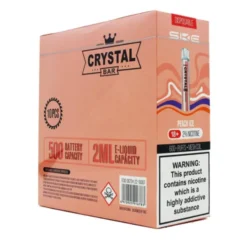 Caja x 10 Ske Desechable Crystal Bar - Peach Ice - 20mg