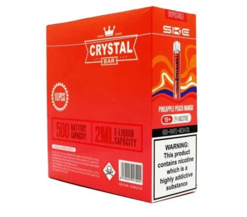 Caja x 10 Ske Desechable Crystal Bar - Pineapple Peach Mango - 20mg