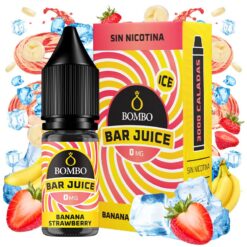 Bar Juice by Bombo - Banana Strawberry Ice 10ml 0 mg nicotina