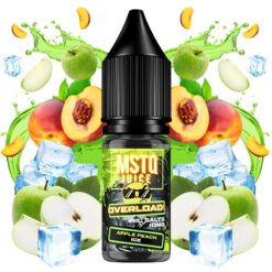 MSTQ Juice Overload Nic Salts - Apple Peach Ice 10ml