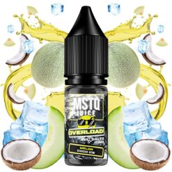 MSTQ Juice Overload Nic Salts - Melon Coco Ice 10ml