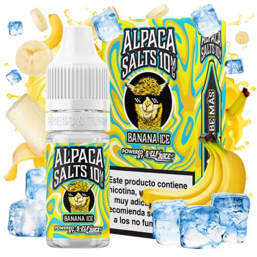 sales de nicotina Alpaca Salts - Banana Ice - 10ml - vapori