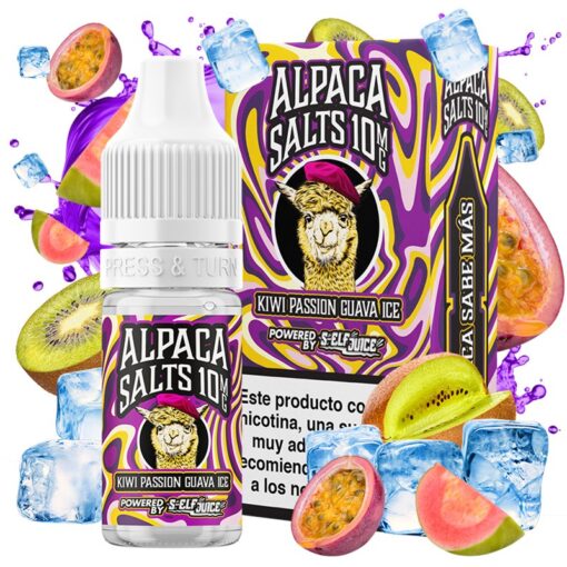 sales vapeo Alpaca Salts - Kiwi Passion Guava Ice - 10ml - vapori